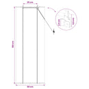 vidaXL Roletta Barna 50 x 160 cm Bambusz