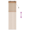 vidaXL Roletta Barna 60 x 220 cm Bambusz