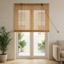 vidaXL Roletta Barna 90 x 220 cm Bambusz