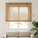 vidaXL Roletta Barna 130 x 160 cm Bambusz
