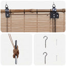 vidaXL Roletta Barna 130 x 220 cm Bambusz