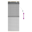 vidaXL Roletta Szürke 60 x 160 cm Bambusz