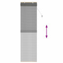 vidaXL Roletta Szürke 60 x 220 cm Bambusz