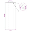 vidaXL Roletta Szürke 70 x 160 cm Bambusz
