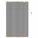 vidaXL Roletta Szürke 80 x 160 cm Bambusz