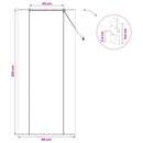 vidaXL Roletta Szürke 80 x 220 cm Bambusz