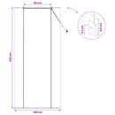 vidaXL Roletta Szürke 100 x 220 cm Bambusz