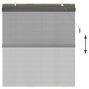 vidaXL Roletta Szürke 120 x 160 cm Bambusz