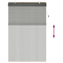 vidaXL Roletta Szürke 140 x 220 cm Bambusz