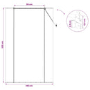 vidaXL Roletta Szürke 140 x 220 cm Bambusz