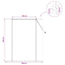 vidaXL Roletta Szürke 150 x 160 cm Bambusz