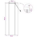 vidaXL Roletta Barna 70 x 160 cm Bambusz