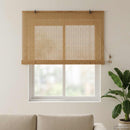 vidaXL Roletta Barna 160 x 160 cm Bambusz