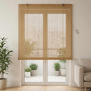 vidaXL Roletta Barna 160 x 220 cm Bambusz
