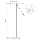 vidaXL Roletta Természetes 50 x 160 cm Bambusz