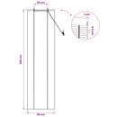vidaXL Roletta Természetes 50 x 220 cm Bambusz