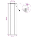 vidaXL Roletta Természet 40 x 220 cm Bambusz
