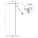 vidaXL Roletta Természet 50 x 160 cm Bambusz