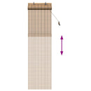 vidaXL Roletta Természet 50 x 220 cm Bambusz
