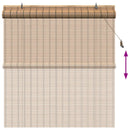 vidaXL Roletta Természet 160 x 160 cm Bambusz