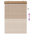 vidaXL Roletta Természet 160 x 220 cm Bambusz