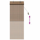 vidaXL Roletta Barna 50 x 160 cm Bambusz