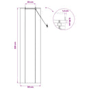 vidaXL Roletta Barna 50 x 220 cm Bambusz