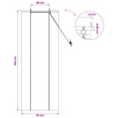 vidaXL Roletta Barna 70 x 160 cm Bambusz