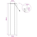 vidaXL Roletta Barna 70 x 220 cm Bambusz