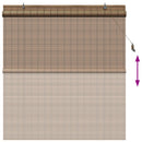 vidaXL Roletta Barna 130 x 160 cm Bambusz
