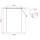 vidaXL Roletta Barna 130 x 160 cm Bambusz
