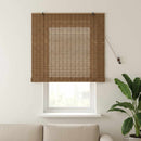 vidaXL Roletta Barna 160 x 160 cm Bambusz