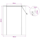 vidaXL Roletta Barna 160 x 220 cm Bambusz