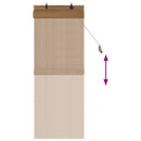 vidaXL Roletta Barna 60 x 160 cm Bambusz