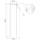 vidaXL Roletta Barna 60 x 160 cm Bambusz