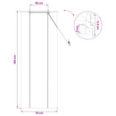 vidaXL Roletta Barna 70 x 160 cm Bambusz