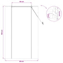 vidaXL Roletta Barna 80 x 160 cm Bambusz