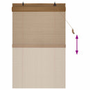 vidaXL Roletta Barna 100 x 160 cm Bambusz