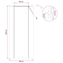 vidaXL Roletta Barna 80 x 220 cm Bambusz