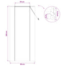 vidaXL Roletta Barna 90 x 220 cm Bambusz