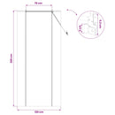vidaXL Roletta Barna 120 x 220 cm Bambusz