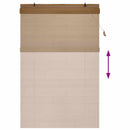 vidaXL Roletta Barna 140 x 220 cm Bambusz