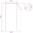 vidaXL Roletta Barna 140 x 220 cm Bambusz