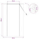 vidaXL Roletta Természetes 80 x 160 cm Bambusz