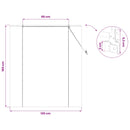 vidaXL Roletta Természetes 130 x 160 cm Bambusz