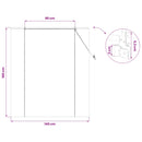 vidaXL Roletta Természetes 140 x 160 cm Bambusz