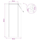 vidaXL Roletta Természetes 80 x 220 cm Bambusz