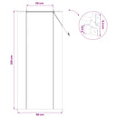 vidaXL Roletta Természetes 90 x 220 cm Bambusz