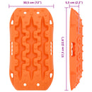 vidaXL Tapadási tábla 2 pcs Narancssárga 57,5x30,5x5,5 cm