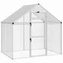 vidaXL Madár kalitka Ezüst 181,5 x 110,5 x 173,5 cm